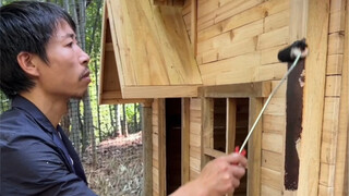 Hôm nay tôi đã xây một căn biệt thự bằng gỗ tại nhà, đạt được một mục tiêu nhỏ trong cuộc sống, nhưn