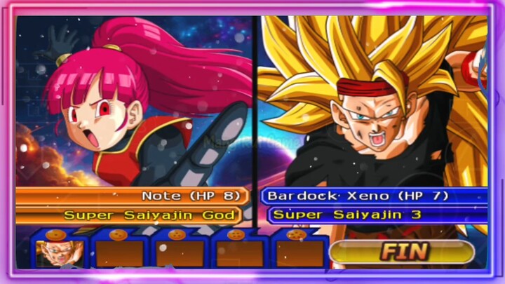 NOTE SSJ GOD VS BARDOCK XENO SSJ 3 - DB MOD ANDROID GAMEPLAY