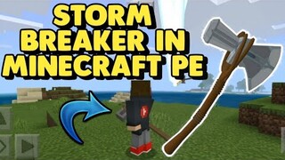 STORMBREAKER IN MINECRAFT PE | (TAGALOG)