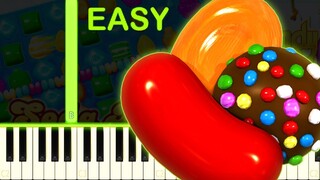 CANDY CRUSH SAGA THEME - EASY Piano Tutorial