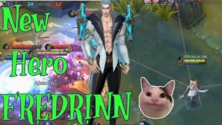 New hero #mlbb  #fredrinn/tank 🔥🔥 #advanceserver #odette  #cable #gameplay #hyper #blendertutorial 😂