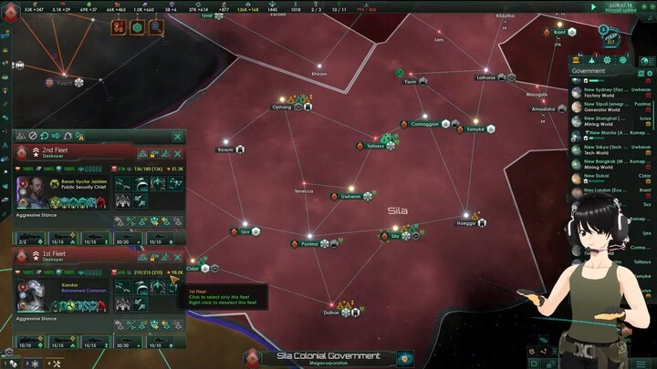 Stellaris - Sila Colonial Government - Episode 08B - COMMONWEALTH OF MAN CIVIL W