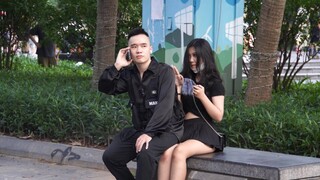 Ngồi đùi gái xinh và cái kết cho camera man của Việt CG