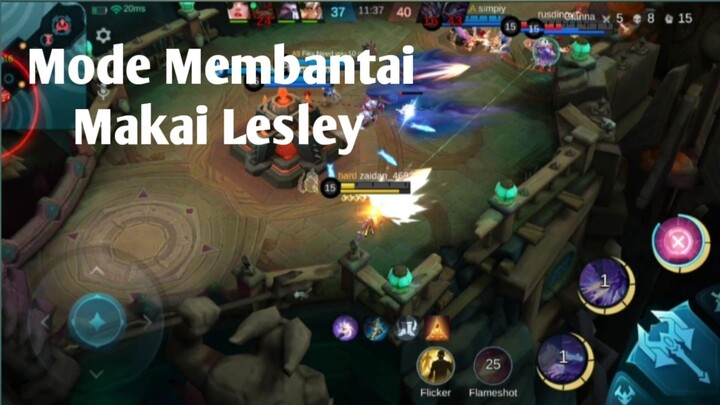 Mode membantai makai lesley