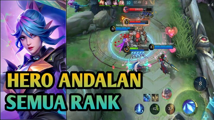 GAK PERLU SKIN YANG PENTING SKILL | GAMEPLAY MIYA MLBB