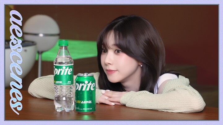 【aespa】[ae:scenes] I’m Totally a Soda Person 💚🧊 | aespa KARINA: Sprite Behind the Scenes