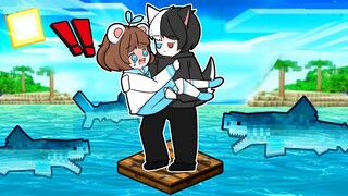 Mèo Simmy Và Siro Thử Thách Sinh Tồn Trên Đảo Hoang Nhưng 1 Block DUY NHẤT Trong Minecraft