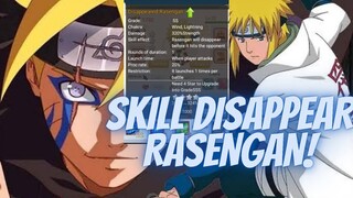 MINATO FULL RASENGAN DI COLOK DISAPPEAR RASENGAN SKILL BORUTO - NINJA HEROES NEW ERA