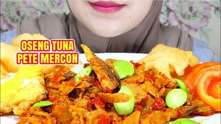 ASMR OSENG TUNA PETE MERCON PEDAS |ULUL ASMR MUKBANG INDONESIA