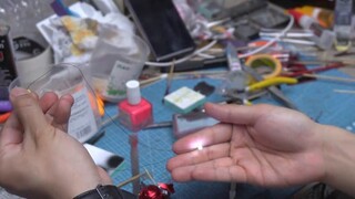 The first disassembly of the electroplating of the sand (the head)