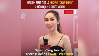 Cô gái tiết lộ học phí chấn động