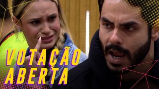 TRAIÇÃO E TRETA! SARAH E RODOLFFO BRIGAM NA VOTAÇÃO ABERTA 💣 | BIG BROTHER BRASIL 21