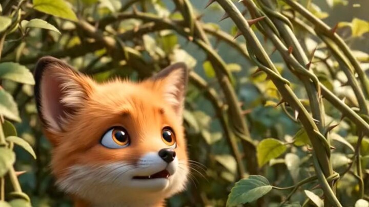 🦊💔 A tiny fox gets into trouble, but a Giant Hand arrives just in time to save him! 🤲❤️Watch this