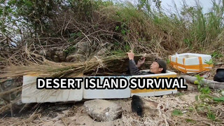 Chinese Young Man Lives in the Wild Alone in the Pacific