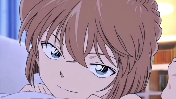 Haibara Ai: Kenapa kamu begitu bersemangat sebelum tidur... Aku benar-benar tidak bisa memahamimu...