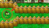 Plants vs Zombies Hack - 1 Gatling Pea กับ Tall-Nut vs Gargantuar