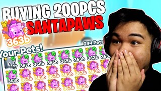 Pet Simulator X #3 | BUMILI ako ng 200pcs "SANTA PAWS" Dark Matter PARA ipang (GIVE AWAY)