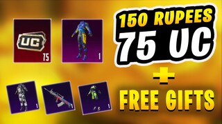 GET 75 UC IN 150 RUPEES IN PUBG MOBILE | FREE OUTFITS | FREE QBZ GUN SKIN | DAILY SPECIAL BUNDLE