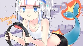 Gura 健身环大冒险 大家一起来运动吧 (・ω< )★