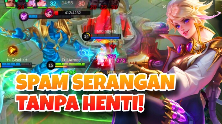 SPAM SERANGAN TANPA HENTI! - Kimmy Mobile Legends