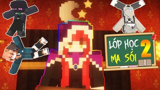 Minecraft LỚP HỌC MA SÓI 2 #9- JAKI GHÉ THĂM CĂN LỀU PHÙ THỦY TRƯỜNG MA SÓI   🐺 vs 🧙‍♀️