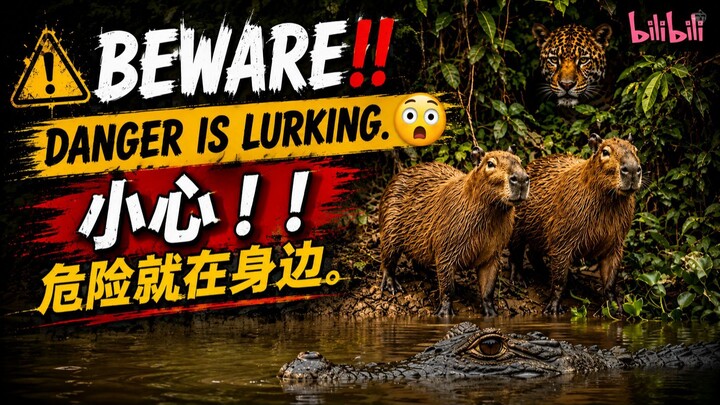 ⚠️Beware!! Danger Is Lurking. 😯 小心！！危险就在身边。