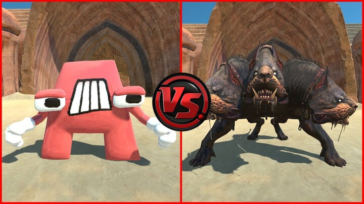 How many units? ALPHABET A vs HELLHOUND - Animal Revolt Battle Simulator