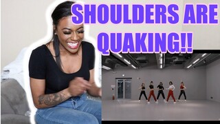 DO YOU SEE HER SHOULDERS?! | ITZY "WANNABE" |  DANCE PRACTICE REACTION!!