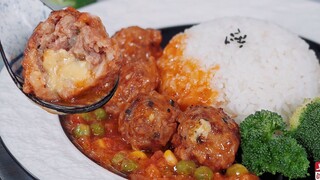 ถ้าคุณกล้ากัดหนึ่งคำ ผมก็กล้าให้ซอสไหลทะลักออกมาให้ดูเลย【ลูกชิ้นชีสไหลทะลัก】