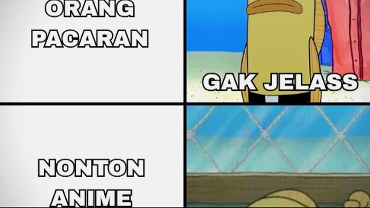 POV LOO LEBIH TERTARIK NONTON ANIME ROMANCE TIMBANG ORANG PACARAN!!!