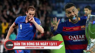 Bản tin Bóng Đá ngày 13/11 | Tuyển Anh tiến gần vé dự World Cup; Dani Alves trở lại khoác áo Barca