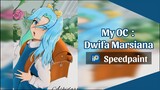 [ Speedpaint OC ] Menggambar adek sendiri hehe, Dwifa Marsiana