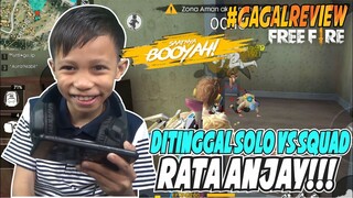 NIAT NGEREVIEW SKIN JOSEPH MALAH DITINGGAL SOLO VS SQUAD ANJAY! - GARENA FREE FIRE