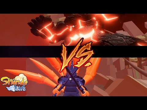 Recreating Naruto & Sasuke vs Momoshiki in Roblox ( Shindo Life )