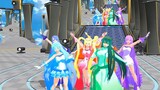 【MMDぴちぴちピッチ】マーメイドプリンセスでthe world is all one