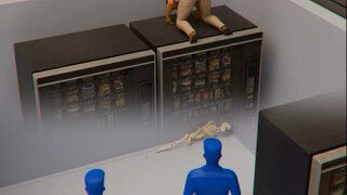 A man played hide-and-seek in a supermarket for ten years#Original animation#Warning case#Animation 
