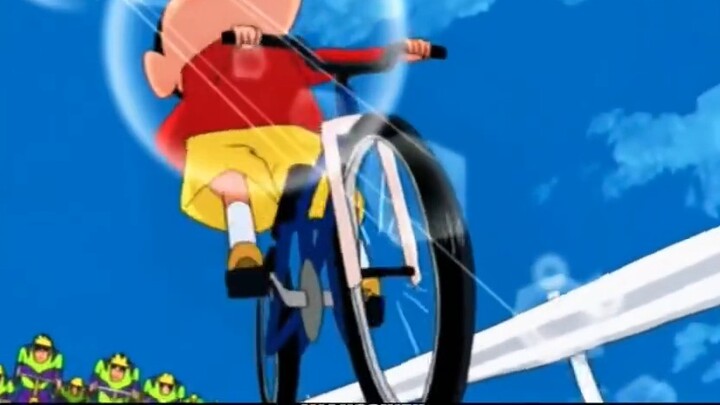 Is it too windy in the kindergarten, or you can't hear me clearly - Crayon Shin-chan