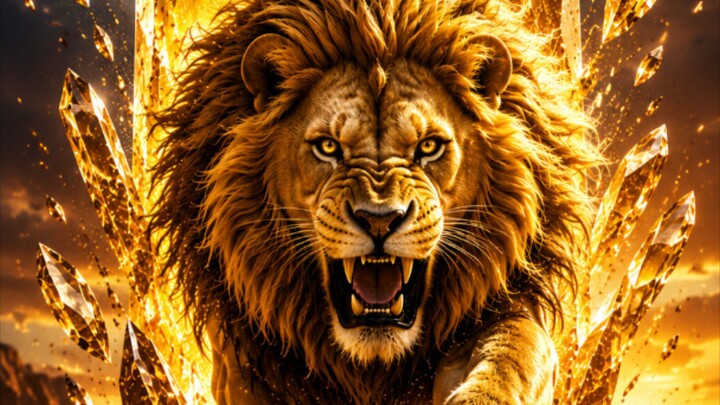 🦁 The Golden Lion Was Hidden Inside the Crystal! 😱