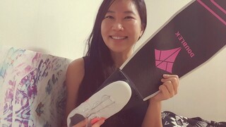 Bianca Sun Young Kim talks about the DoubleK freediving gear (En.)