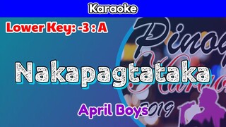 Nakapagtataka by April Boys (Karaoke : Lower Key : -3 : A)
