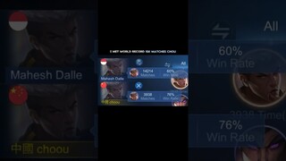is he even sleep bruh!? #mobilelegends #choou #mlbb #chou
