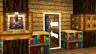 CARA MEMBUAT HIDDEN DOOR 1X2 - MINECRAFT INDONESIA