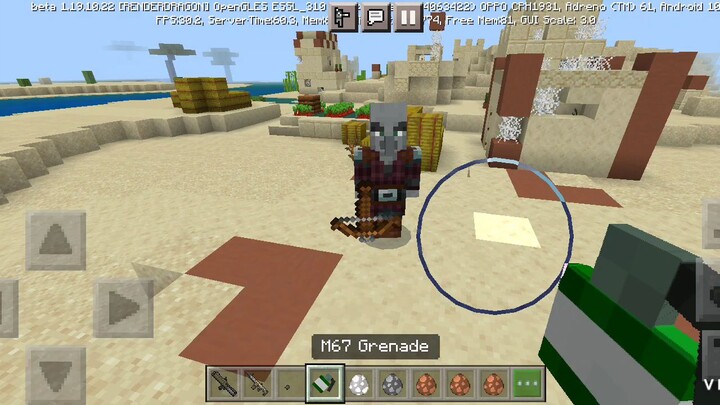 Minecraft Pocket Edition - การเล่นเกมทหารสมัยใหม่ สงครามและการก่อการร้าย