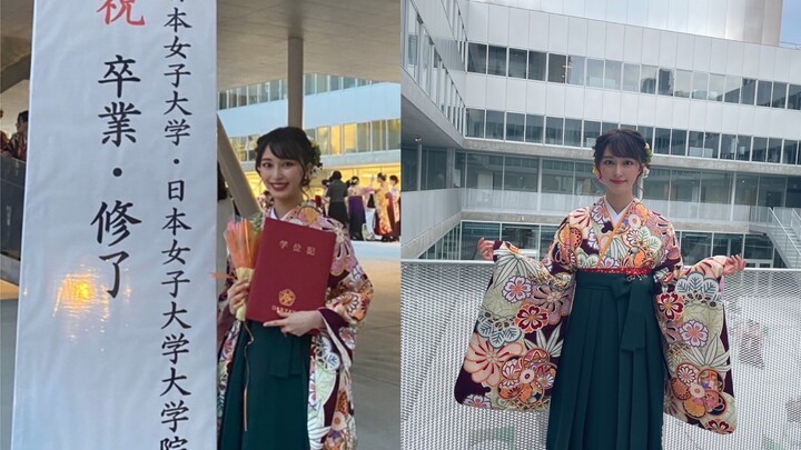 Qihui finally graduated from university.