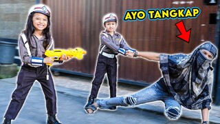 DRAMA ALUNA DAN AMANDA JADI POLISI!! ADA MALING DI RUMAH KITA!!