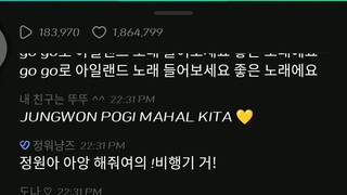 cutie jungwon live in weverse now😚😚
