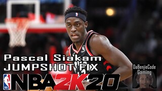 Pascal Siakam Jumpshot Fix NBA 2K20