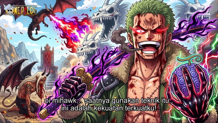 FULL ONE PIECE 1194 – MIHAWK UNGKAP KEKUATAN ZORO! GILA TERNYATA ZORO LEBIH KUAT! HAKI RAJA IBLIS!