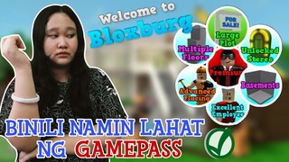 BLOXBURG (HINDI PA TAPOS ANG BAHAY 😂) + ALL BLOXBURG GAMEPASSES REVIEW