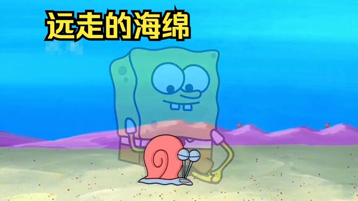 海绵宝宝乘坐轮船走了，派大星成了宠物蜗牛的新主人
